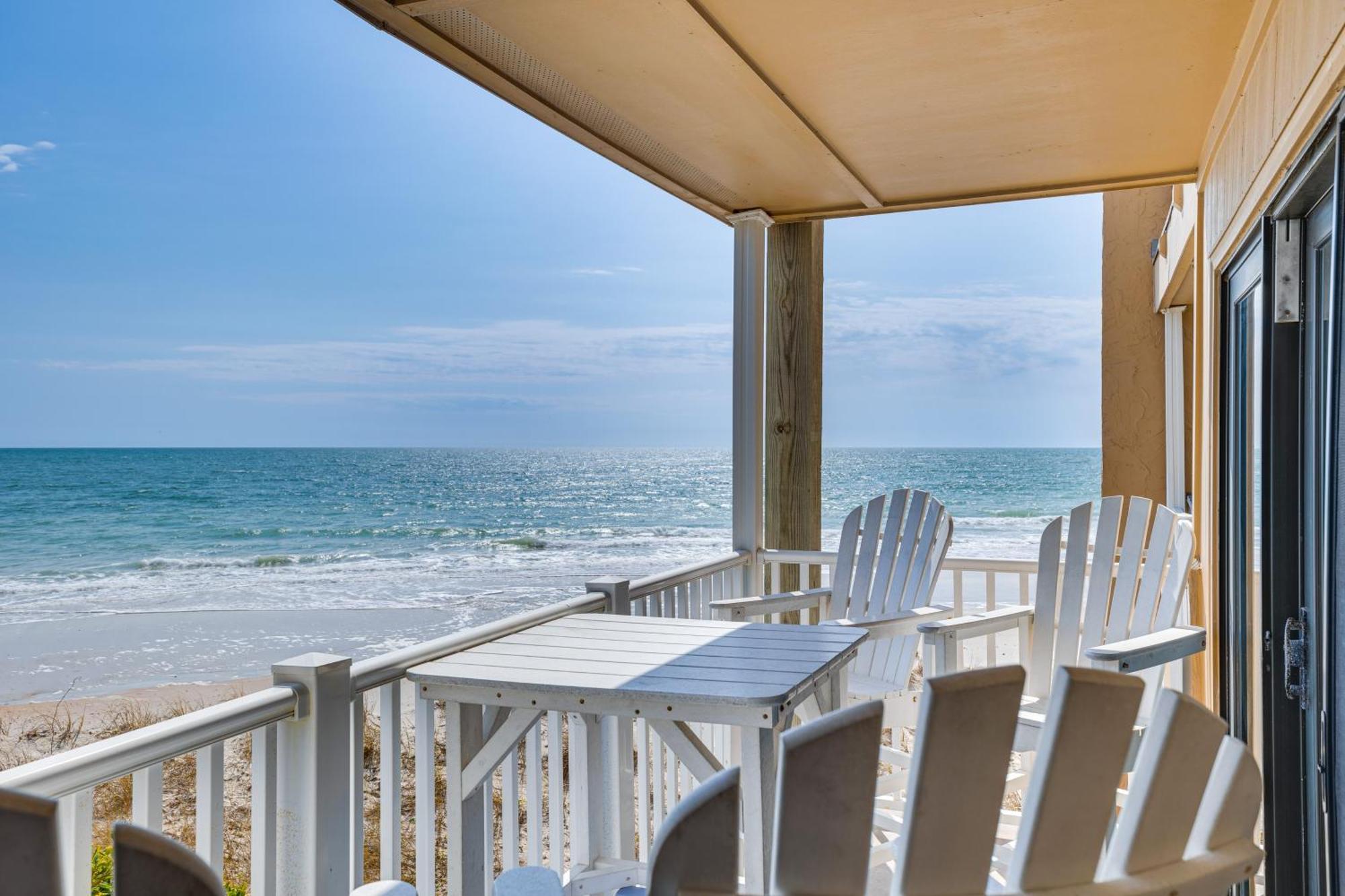 Steps To The Beach Oceanfront Condo With Lanai! North Topsail Beach Eksteriør billede