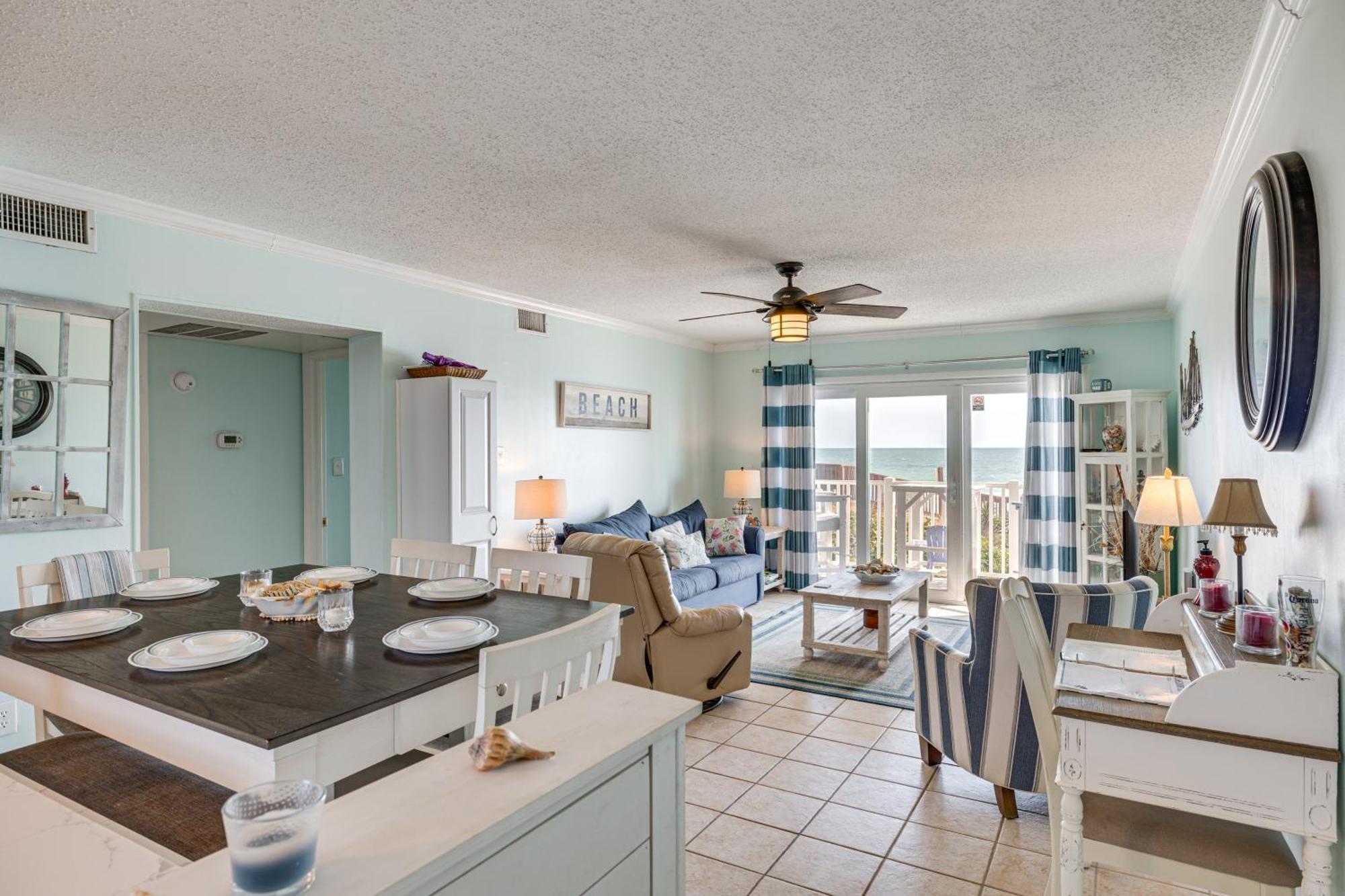 Steps To The Beach Oceanfront Condo With Lanai! North Topsail Beach Eksteriør billede