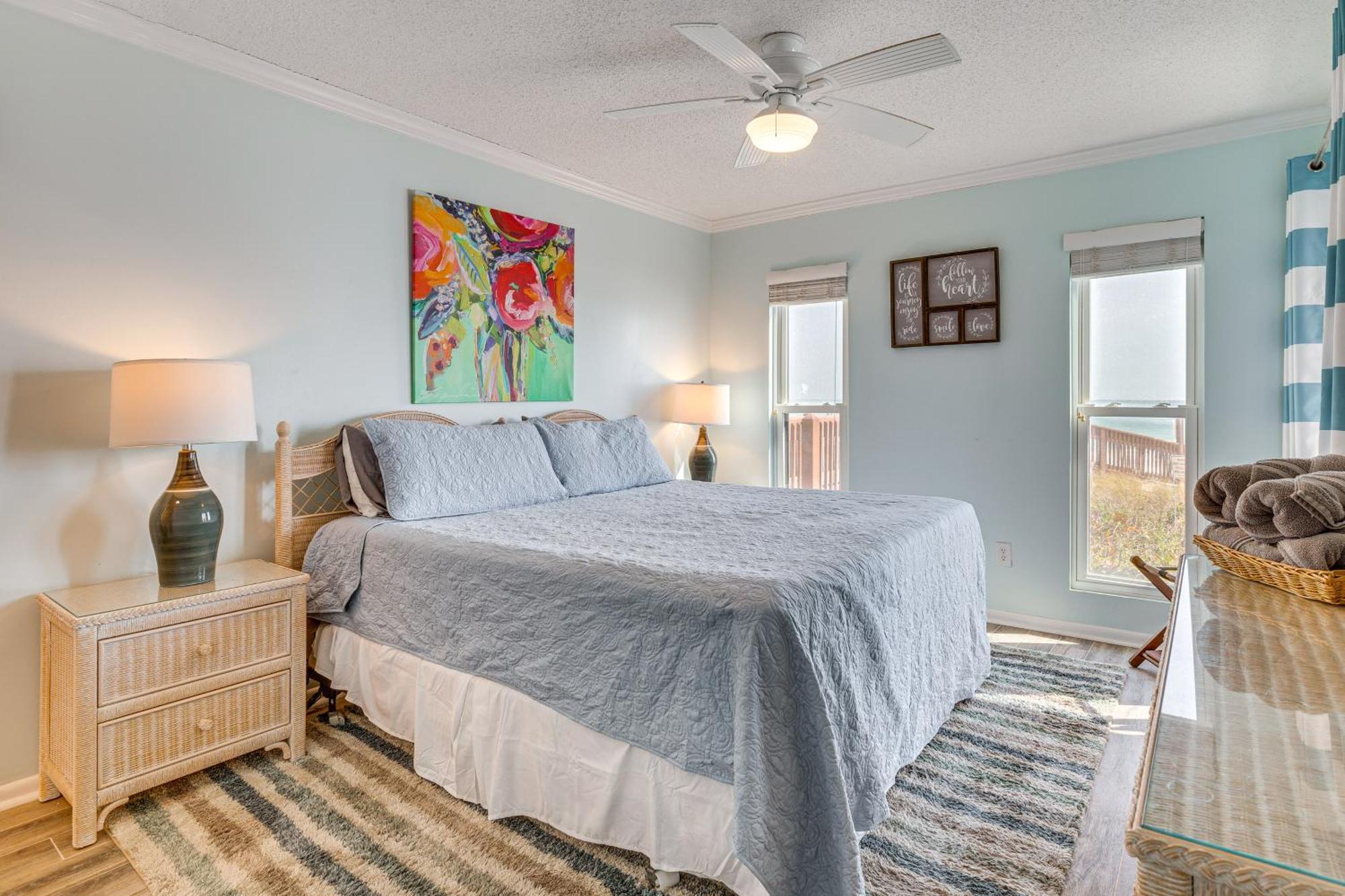 Steps To The Beach Oceanfront Condo With Lanai! North Topsail Beach Eksteriør billede