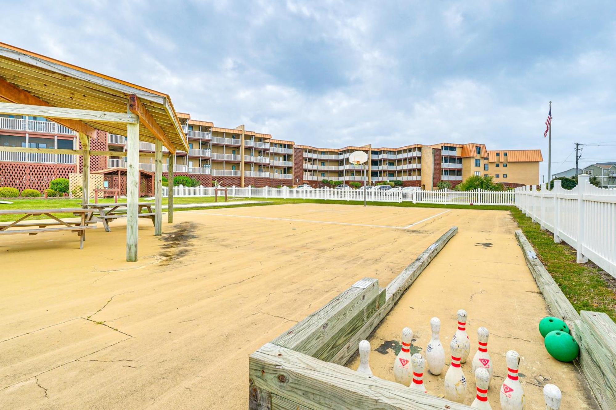 Steps To The Beach Oceanfront Condo With Lanai! North Topsail Beach Eksteriør billede