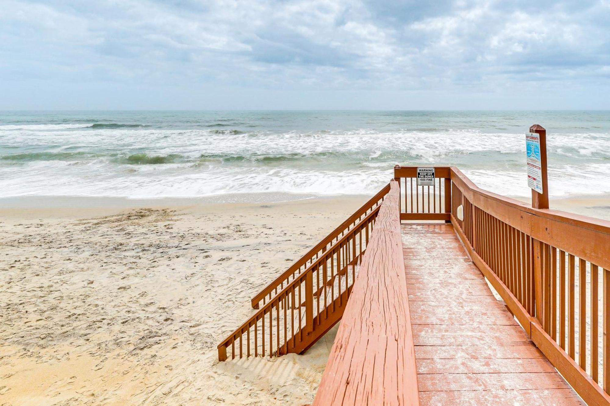 Steps To The Beach Oceanfront Condo With Lanai! North Topsail Beach Eksteriør billede